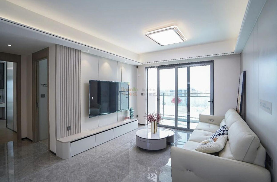 【實景案例】保利和悅春風四居室：把‘少即是多’玩到了極致”